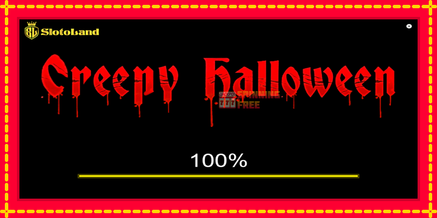 Creepy Halloween mesin slot dengan animasi cerah, gambar 1