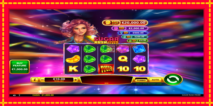 Sugar Rush Fever mesin slot dengan animasi cerah, gambar 2