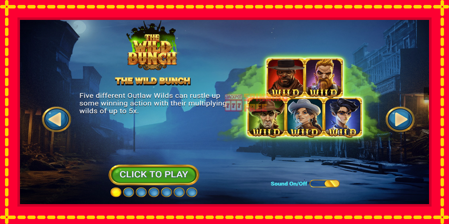 The Wild Bunch mesin slot dengan animasi cerah, gambar 1