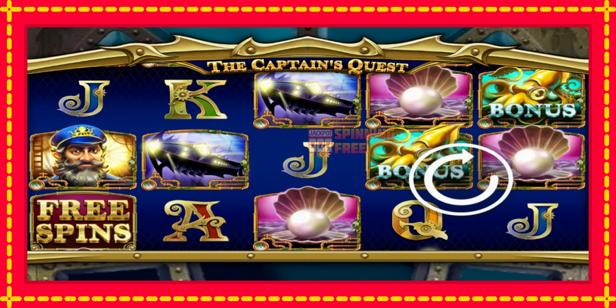 The Captains Quest mesin slot dengan animasi cerah, gambar 1