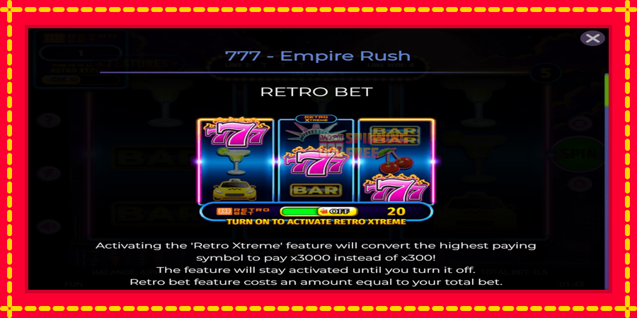 777 Empire Rush mesin slot dengan animasi cerah, gambar 4