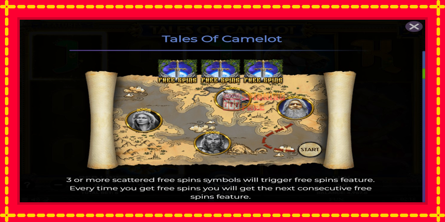 Tales of Camelot mesin slot dengan animasi cerah, gambar 4