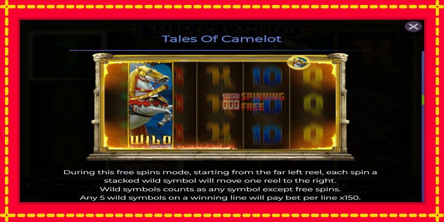 Tales of Camelot mesin slot dengan animasi cerah, gambar 5