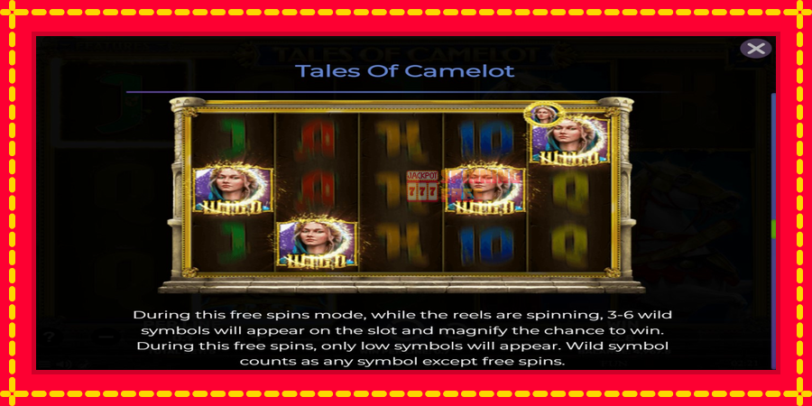 Tales of Camelot mesin slot dengan animasi cerah, gambar 6