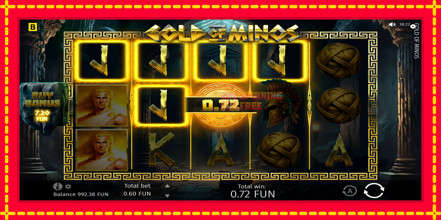 Gold of Minos mesin slot dengan animasi cerah, gambar 3