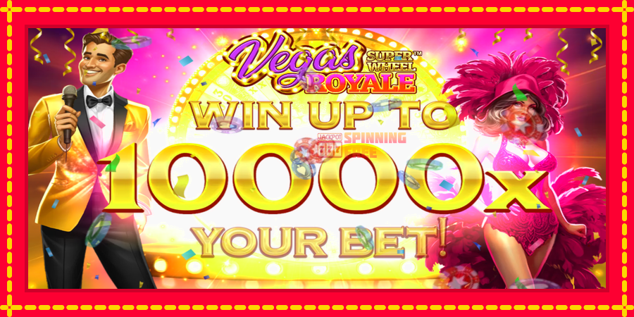 Vegas Royale Super Wheel mesin slot dengan animasi cerah, gambar 1