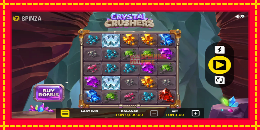 Crystal Crushers mesin slot dengan animasi cerah, gambar 2