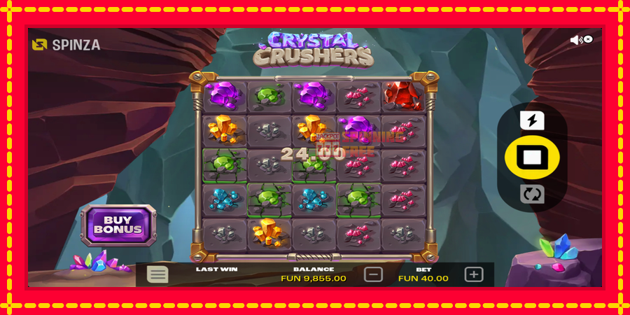 Crystal Crushers mesin slot dengan animasi cerah, gambar 4