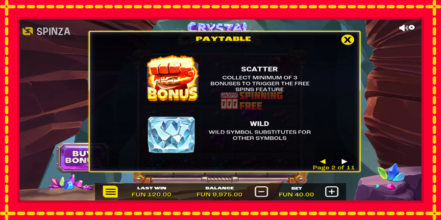 Crystal Crushers mesin slot dengan animasi cerah, gambar 6