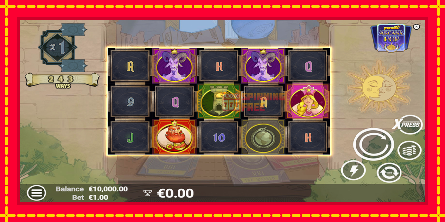 ArcanaPop mesin slot dengan animasi cerah, gambar 2