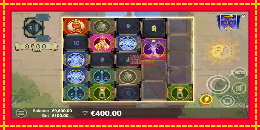 ArcanaPop mesin slot dengan animasi cerah, gambar 3