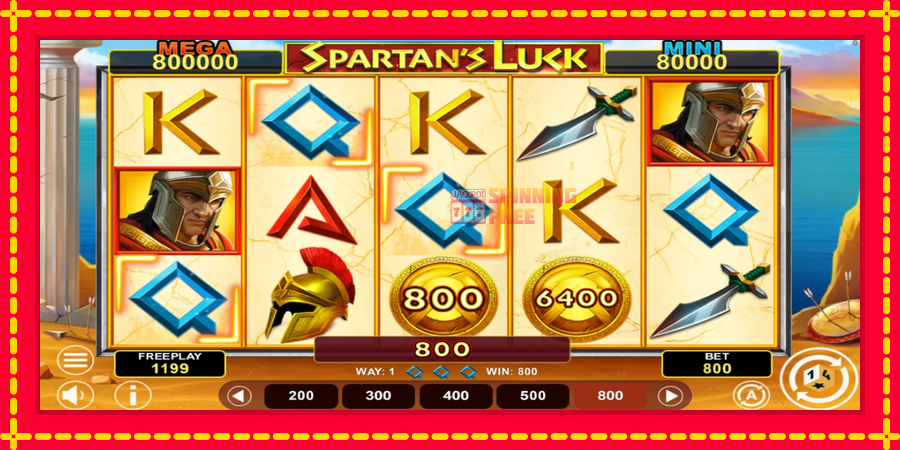 Spartans Luck Hold & Win mesin slot dengan animasi cerah, gambar 3