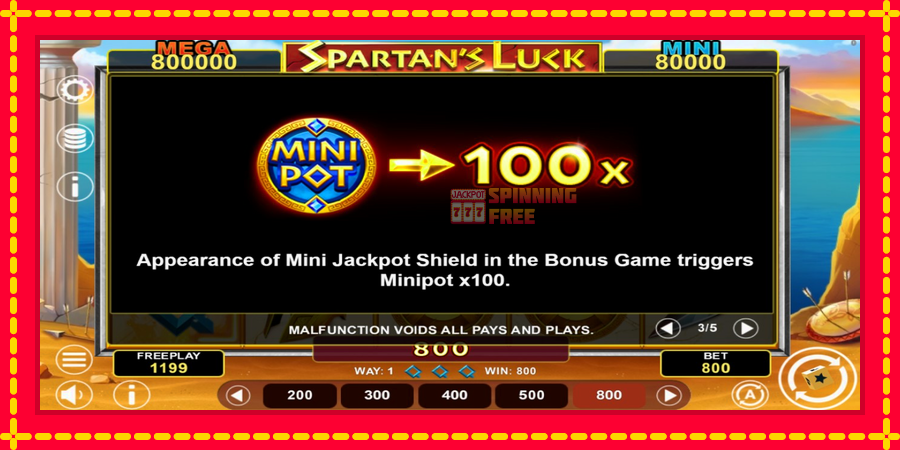 Spartans Luck Hold & Win mesin slot dengan animasi cerah, gambar 6