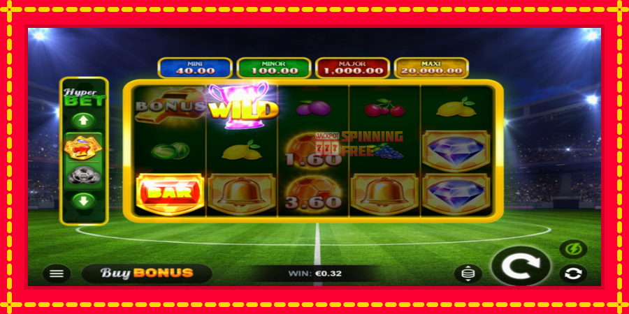 Football Blast Hold and Win mesin slot dengan animasi cerah, gambar 2