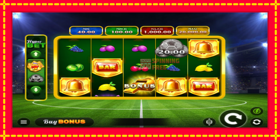 Football Blast Hold and Win mesin slot dengan animasi cerah, gambar 3