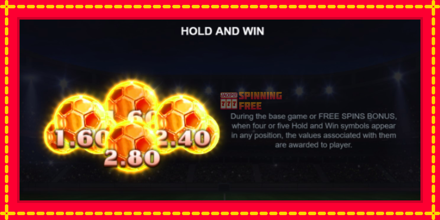 Football Blast Hold and Win mesin slot dengan animasi cerah, gambar 5