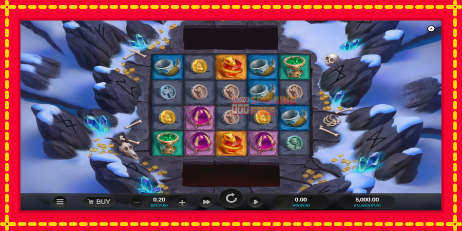 Fangs Inferno Dream Drop mesin slot dengan animasi cerah, gambar 2