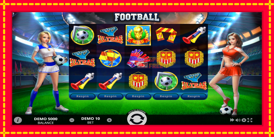 Football mesin slot dengan animasi cerah, gambar 2