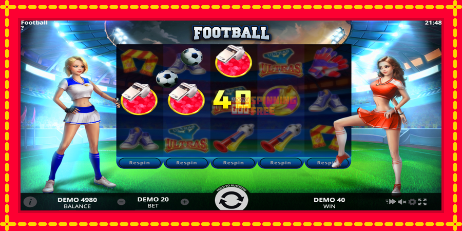 Football mesin slot dengan animasi cerah, gambar 3