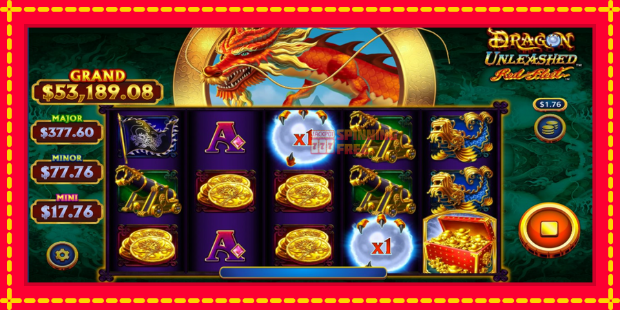 Dragon Unleashed - Red Fleet mesin slot dengan animasi cerah, gambar 5