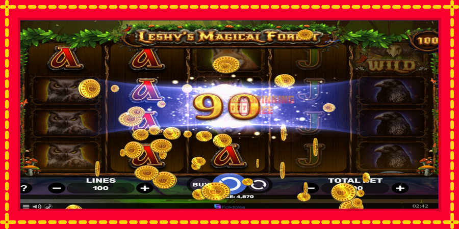 Leshys Magical Forest mesin slot dengan animasi cerah, gambar 3