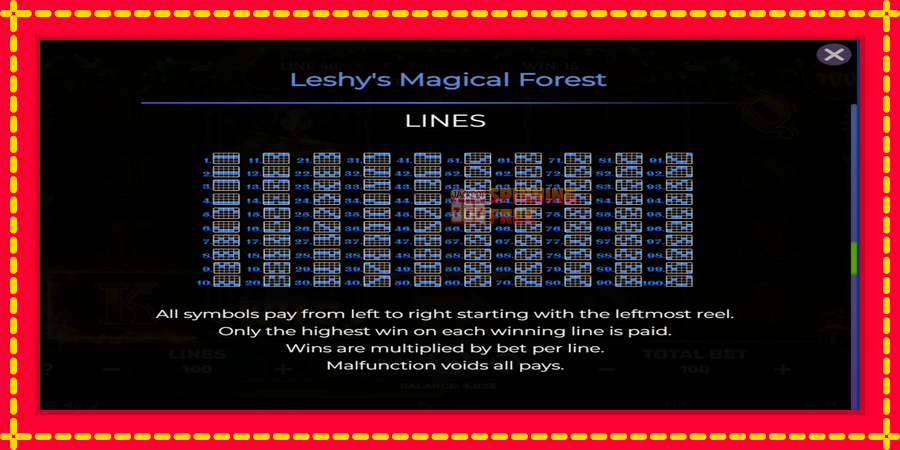 Leshys Magical Forest mesin slot dengan animasi cerah, gambar 7