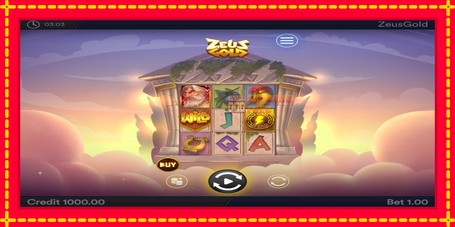 Zeus Gold mesin slot dengan animasi cerah, gambar 2