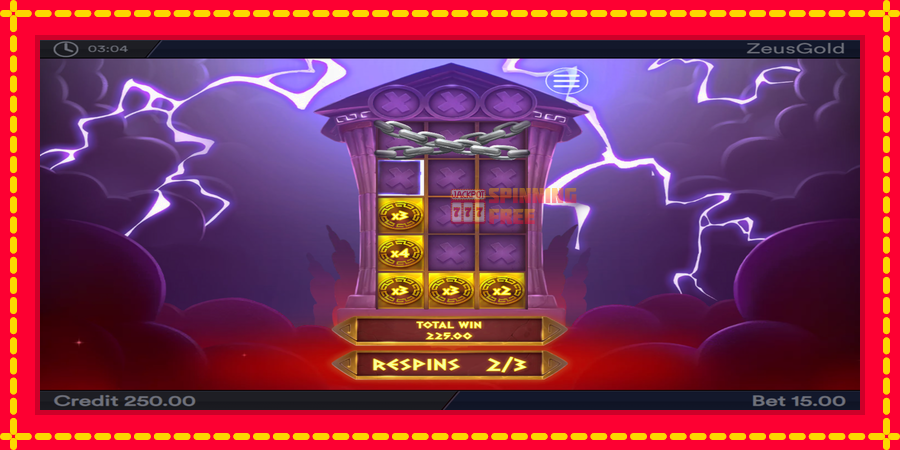 Zeus Gold mesin slot dengan animasi cerah, gambar 4