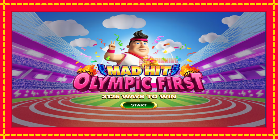 Mad Hit Olympic First mesin slot dengan animasi cerah, gambar 1