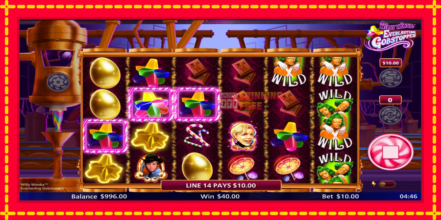 Willy Wonka Everlasting Gobstopper mesin slot dengan animasi cerah, gambar 3