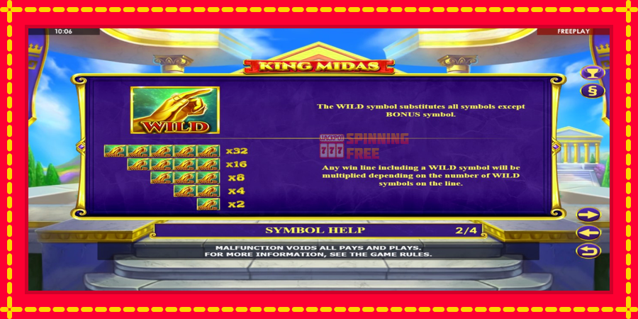 King Midas mesin slot dengan animasi cerah, gambar 5