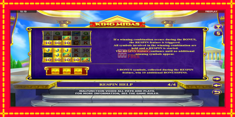 King Midas mesin slot dengan animasi cerah, gambar 7