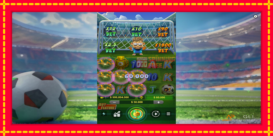 Football Fever mesin slot dengan animasi cerah, gambar 4