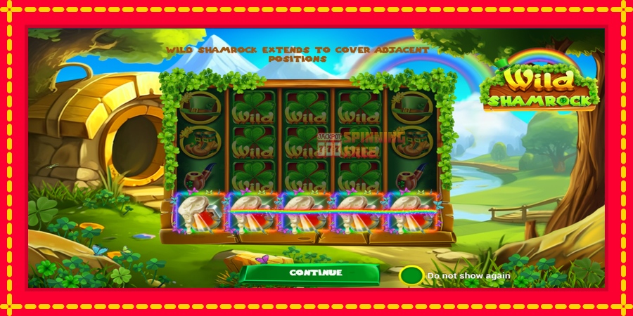 Wild Shamrock mesin slot dengan animasi cerah, gambar 1