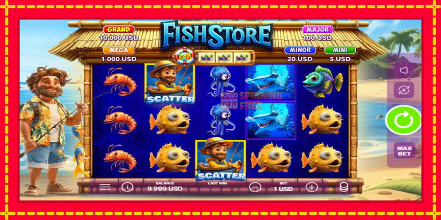 Fish Store mesin slot dengan animasi cerah, gambar 2