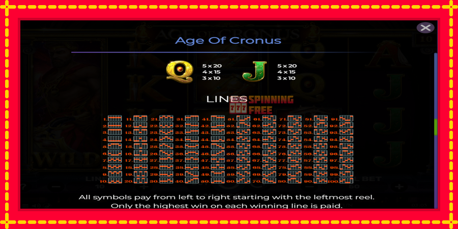 Age of Cronus mesin slot dengan animasi cerah, gambar 7