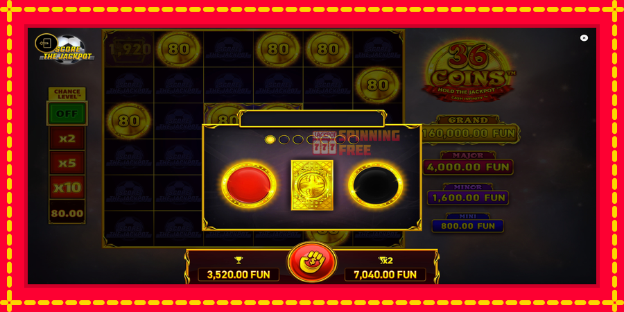 36 Coins Score The Jackpot mesin slot dengan animasi cerah, gambar 6