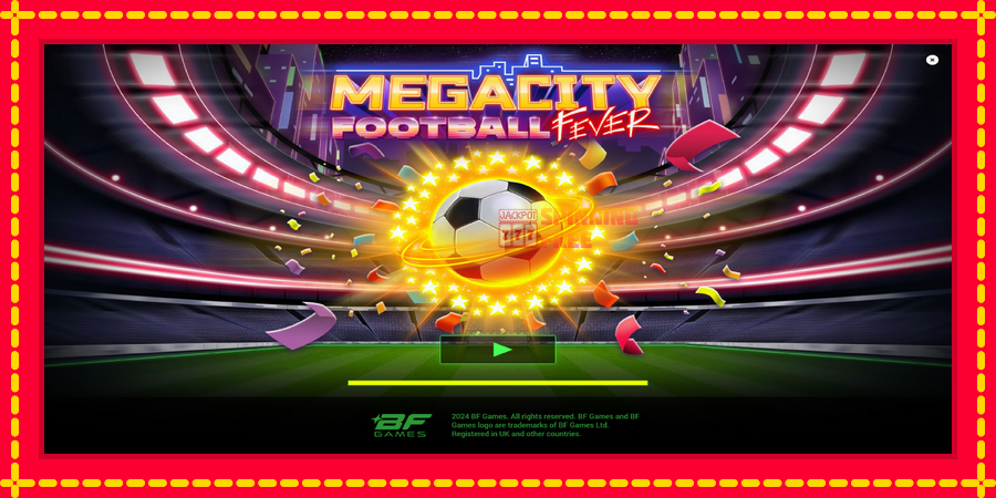 Megacity Football Fever mesin slot dengan animasi cerah, gambar 1