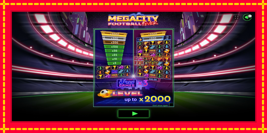 Megacity Football Fever mesin slot dengan animasi cerah, gambar 2