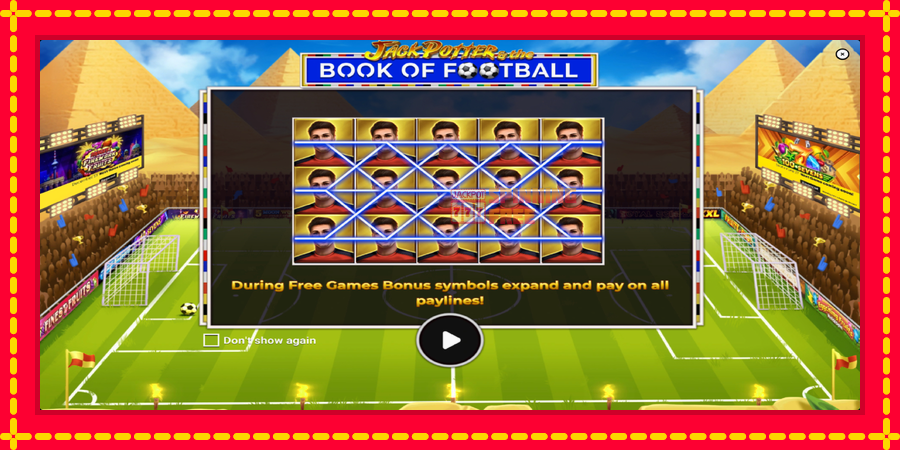 Jack Potter & The Book of Football mesin slot dengan animasi cerah, gambar 1