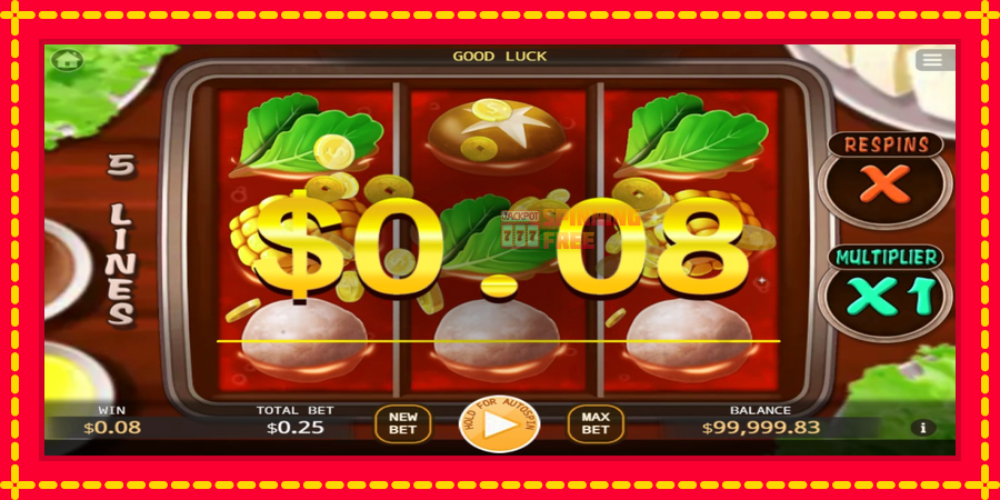 Pot Feast mesin slot dengan animasi cerah, gambar 2