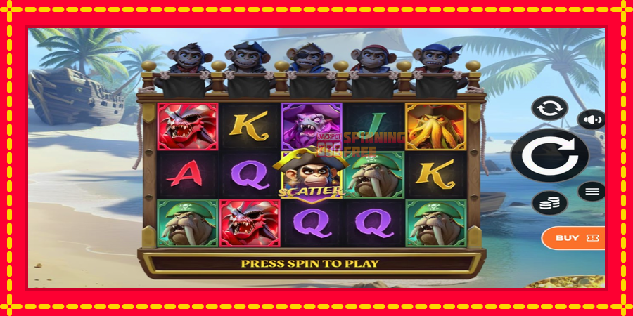 Monkeys Go Bananas MultiMax mesin slot dengan animasi cerah, gambar 1