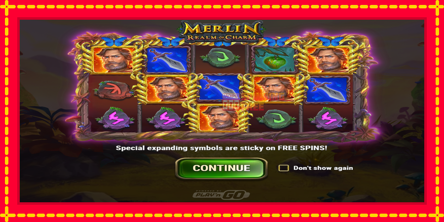 Merlin Realm of Charm mesin slot dengan animasi cerah, gambar 1