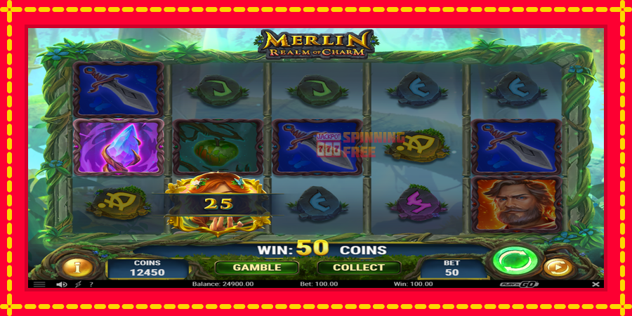 Merlin Realm of Charm mesin slot dengan animasi cerah, gambar 3