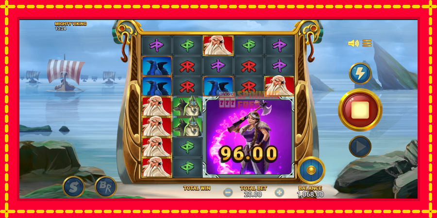 Mighty Viking mesin slot dengan animasi cerah, gambar 4