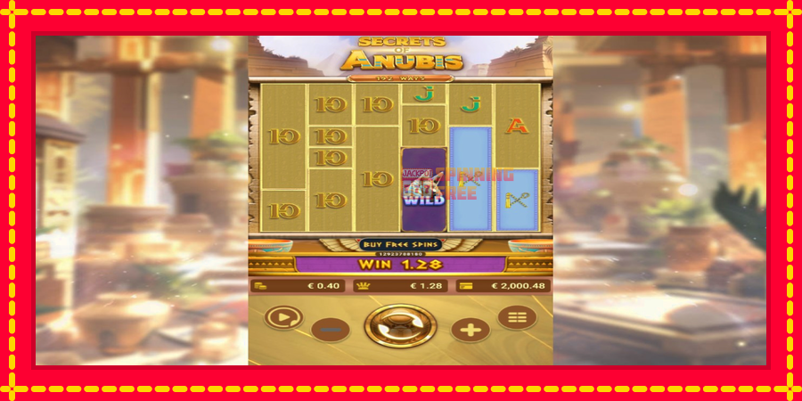 Secrets of Anubis mesin slot dengan animasi cerah, gambar 2