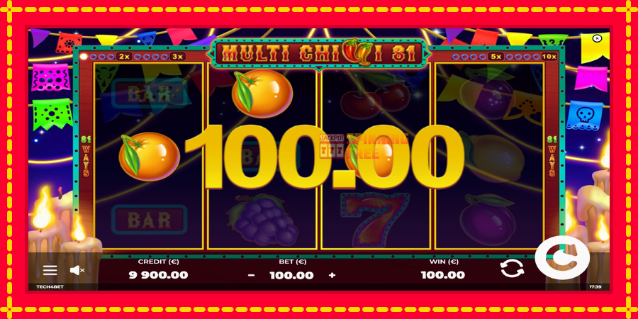 Multi Chilli 81 mesin slot dengan animasi cerah, gambar 2