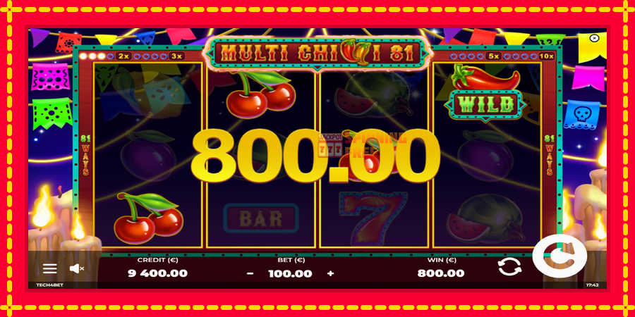 Multi Chilli 81 mesin slot dengan animasi cerah, gambar 4