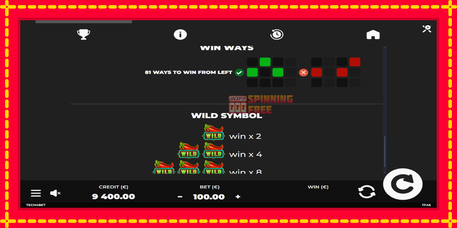 Multi Chilli 81 mesin slot dengan animasi cerah, gambar 7