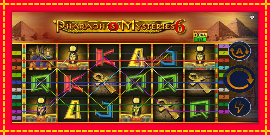 Pharaons Mysteries 6 mesin slot dengan animasi cerah, gambar 2